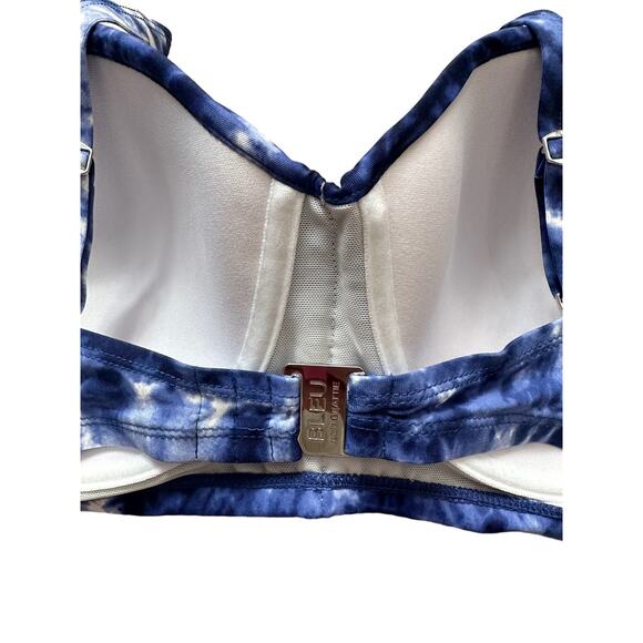 NWOT  Bleu Rod Beattie Womens Tie Dye Bikini 38D TOP ONLY. - Picture 3 of 5